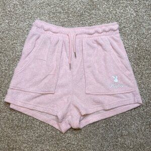 Pink playboy shorts